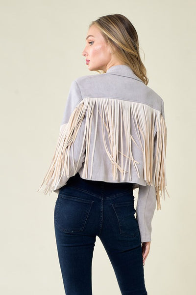 Fringe Suede Jacket