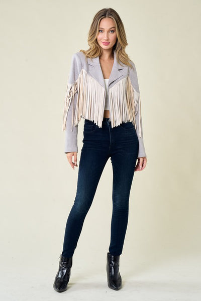 Fringe Suede Jacket