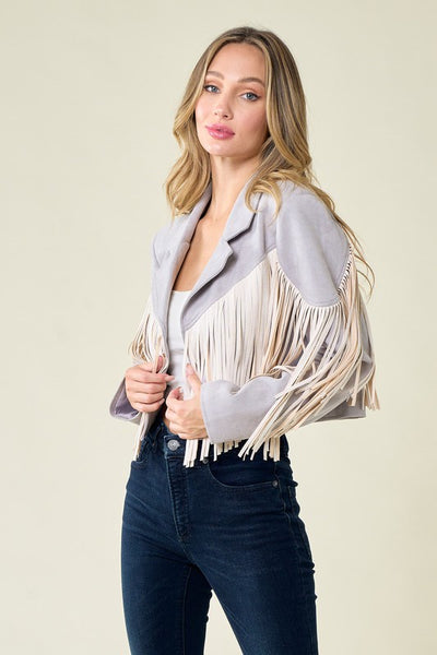 Fringe Suede Jacket