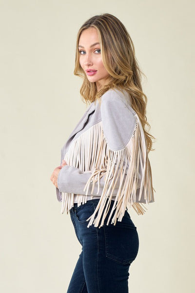 Fringe Suede Jacket