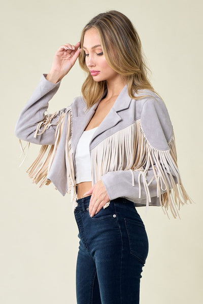 Fringe Suede Jacket