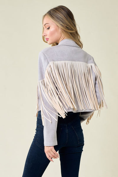 Fringe Suede Jacket