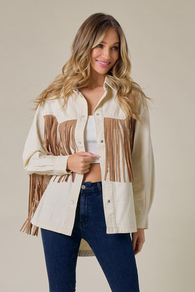 Fringe Shacket