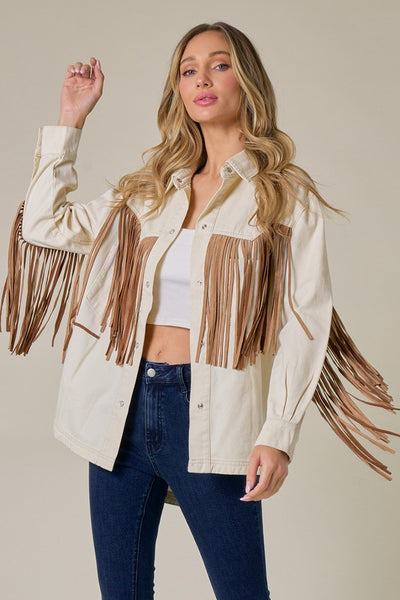 Fringe Shacket