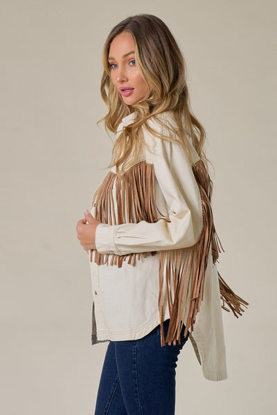 Fringe Shacket