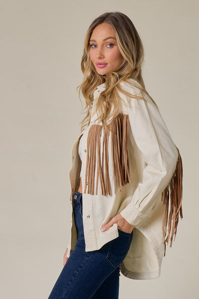Fringe Shacket