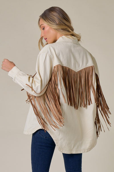 Fringe Shacket