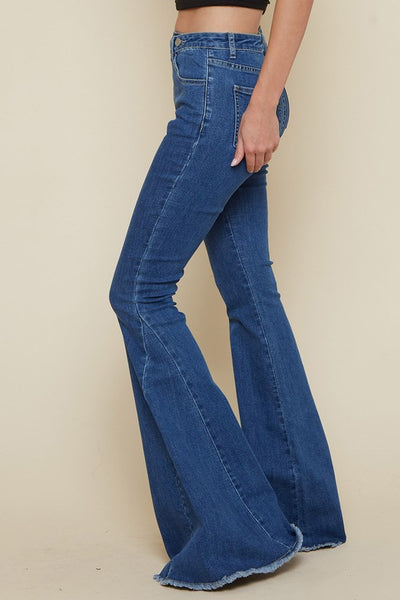 CRISS CROSS UPSIZED BELL BOTTOM JEAN