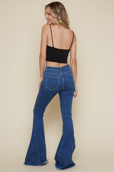 CRISS CROSS UPSIZED BELL BOTTOM JEAN