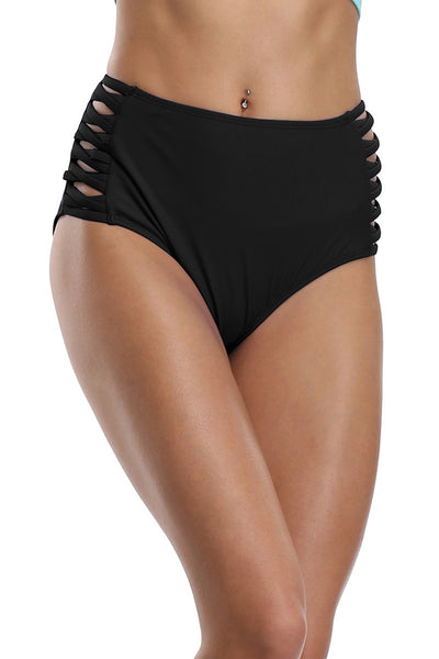 Women's Swim Shorts High Waisted Bikini Bottom