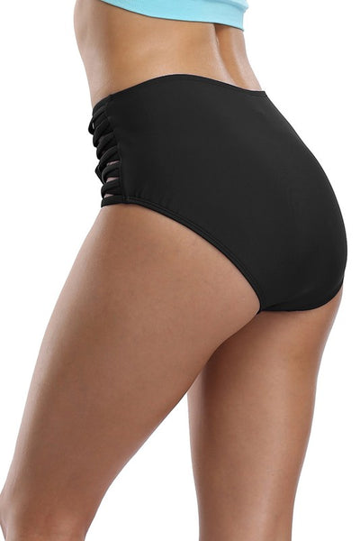 Women's Swim Shorts High Waisted Bikini Bottom