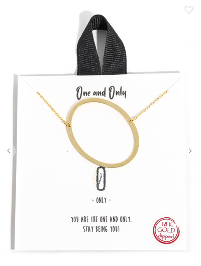 18k Gold Dipped Initial Necklaces