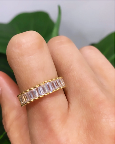 Baguette Queen Ring
