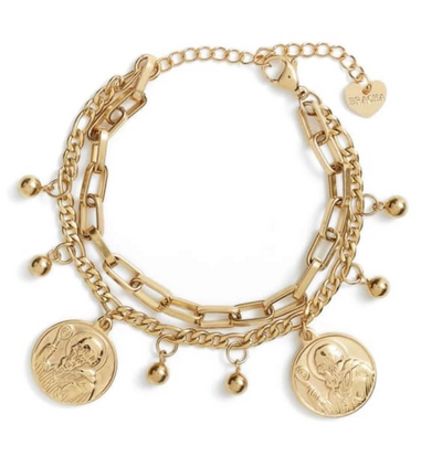 All Saints Coin Bracelet
