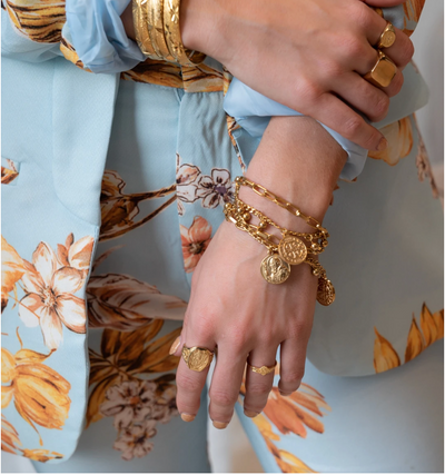 All Saints Coin Bracelet