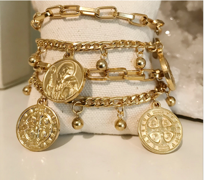 All Saints Coin Bracelet