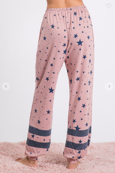 Star Print Lounge Pants