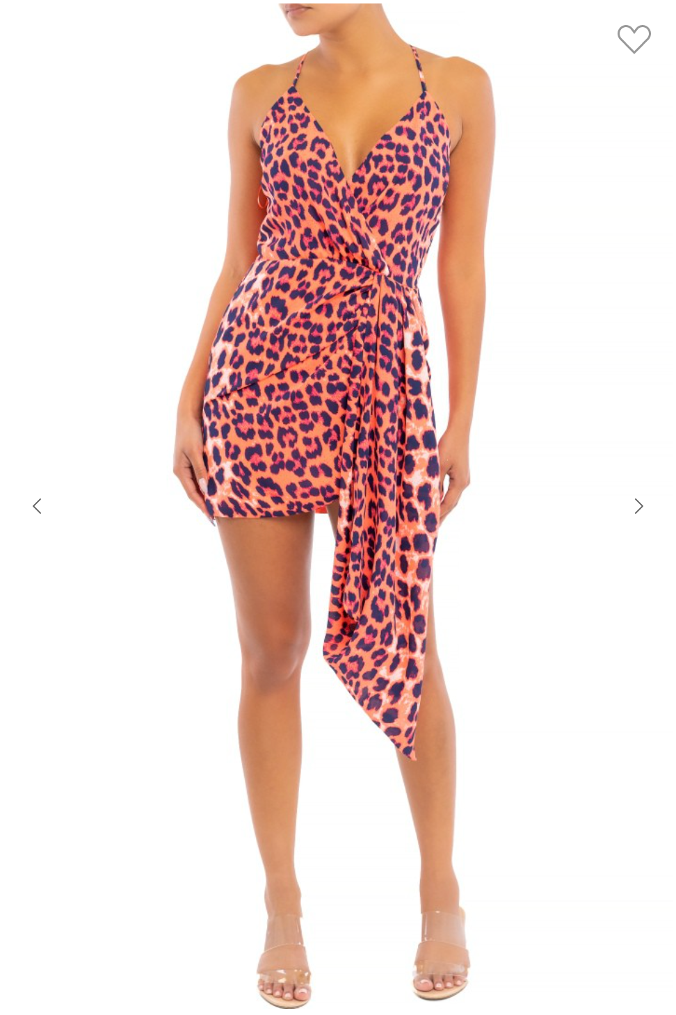 Neon Leopard Mini Dress