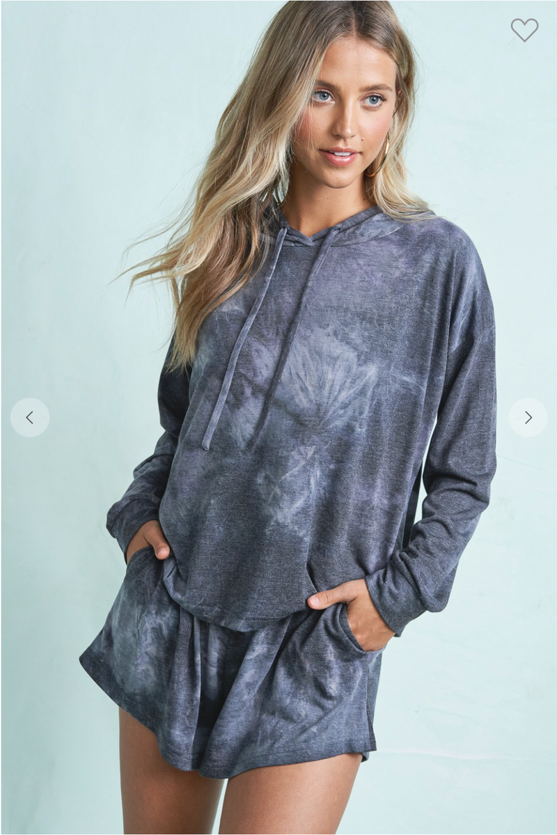 CLOUDS TIE DYE LOUNGE BOTTOMS