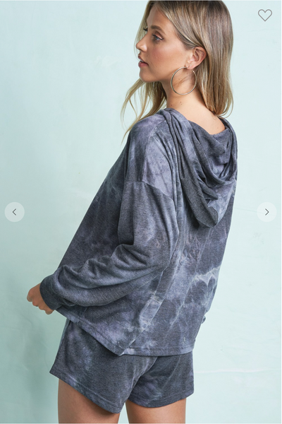 CLOUDS TIE DYE LOUNGE BOTTOMS