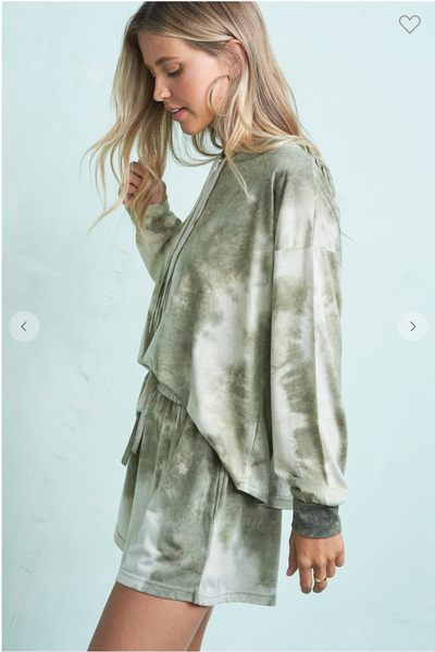 CLOUDS TIE DYE LOUNGE BOTTOMS