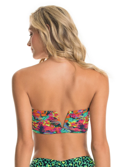 Maaji Dua Fiesta Flicker 4 Way Reversible Bandeau Bikini Top