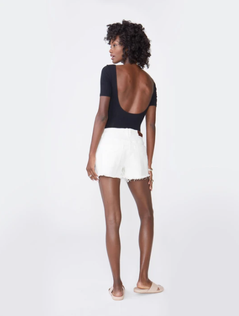 Laine Eggshell Shorts by Unpublished