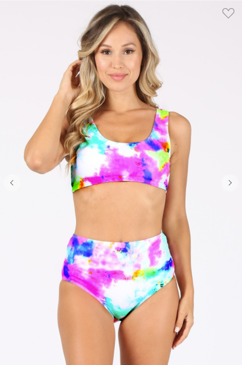 Tie Dye High Waist Bottom