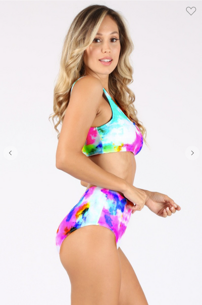 Tie Dye High Waist Bottom