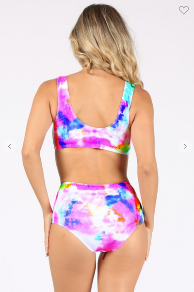Tie Dye High Waist Bottom