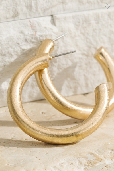 Tube Hoop Earrings