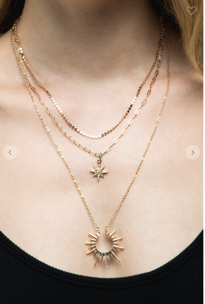 Starburst Pendant Necklace