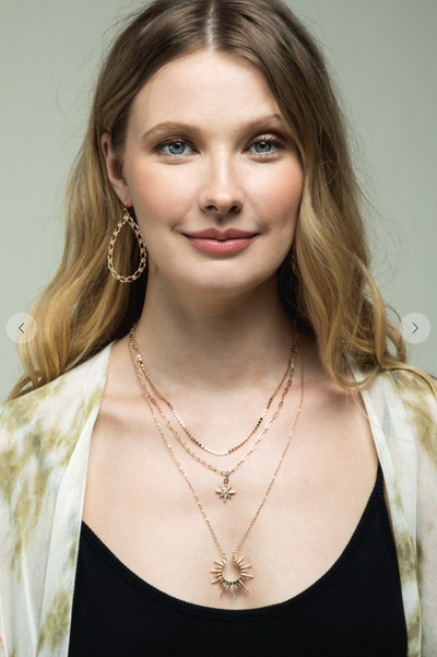 Starburst Pendant Necklace