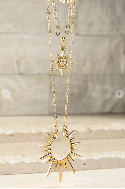 Starburst Pendant Necklace