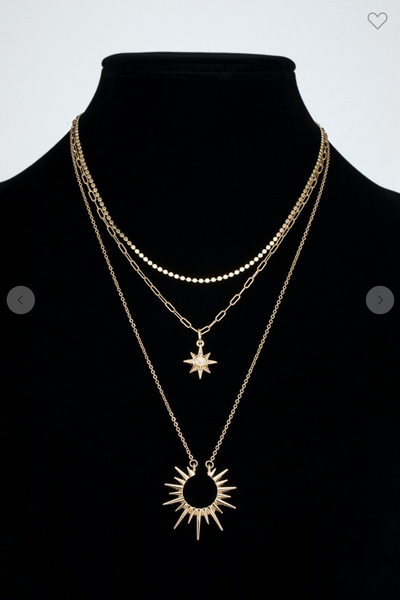 Starburst Pendant Necklace