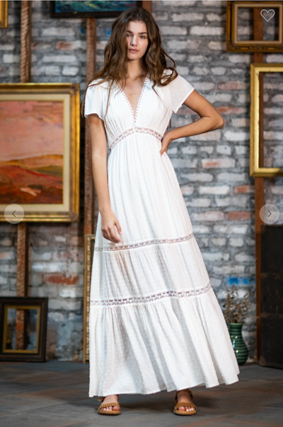 Sweet Girl White Maxi Dress
