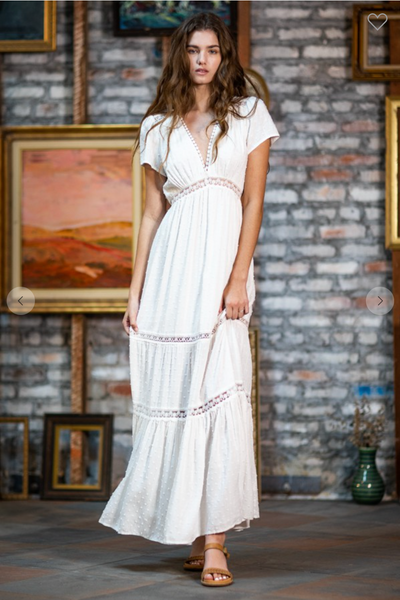 Sweet Girl White Maxi Dress