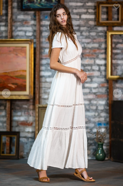 Sweet Girl White Maxi Dress