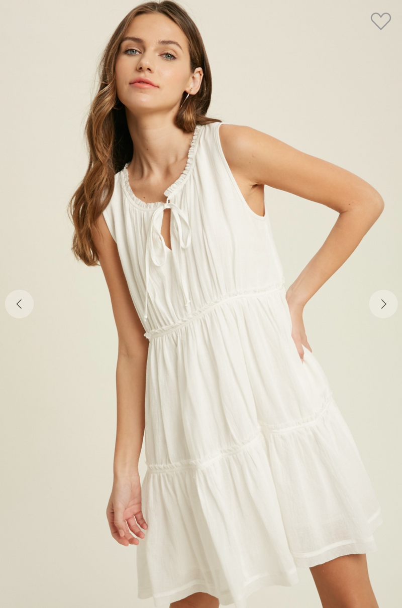 Easy White Beach Dress