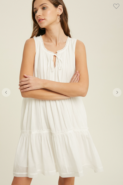 Easy White Beach Dress