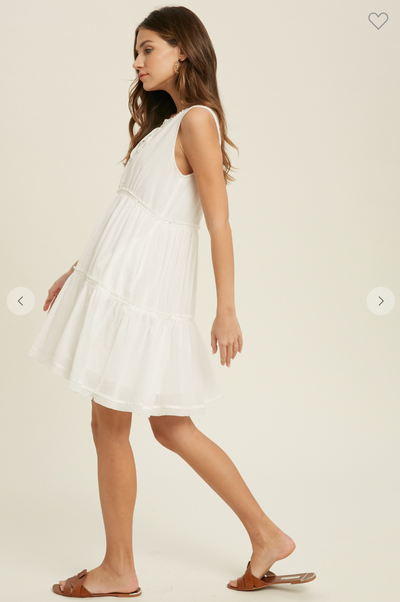 Easy White Beach Dress