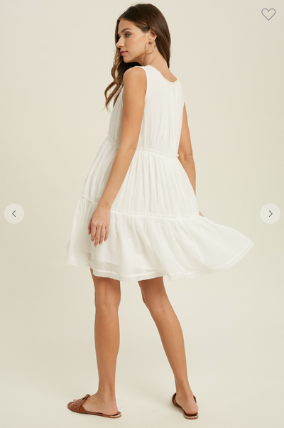 Easy White Beach Dress