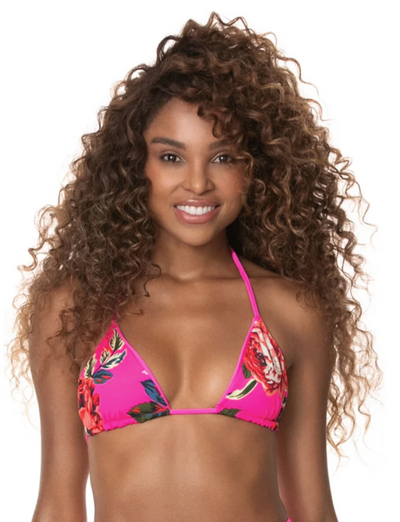 Maaji Fuchsia Agate Balmy Sliding Triangle Bikini Top