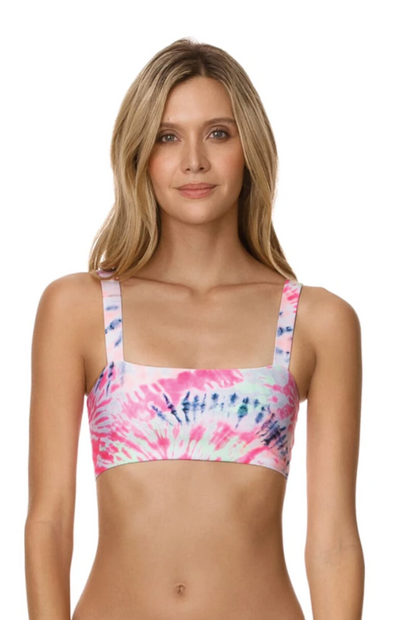 Maaji Rainbows Danzel Lace Up Bralette Bikini Top