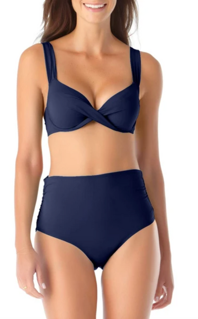 Underwire Twist Front Bikin Top by Anne Cole