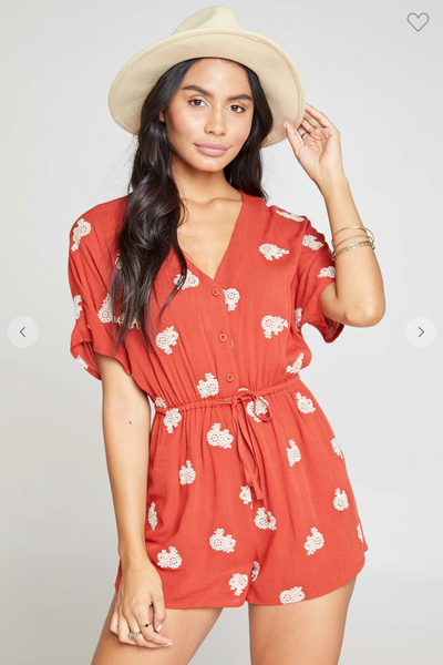 Botanica Embroidered Romper
