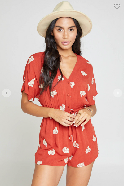 Botanica Embroidered Romper