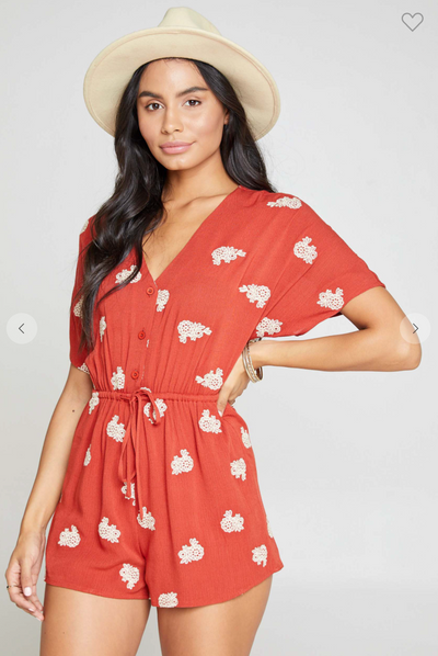 Botanica Embroidered Romper