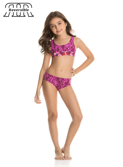 Maaji Pink Sparkles Girls Bikini Set