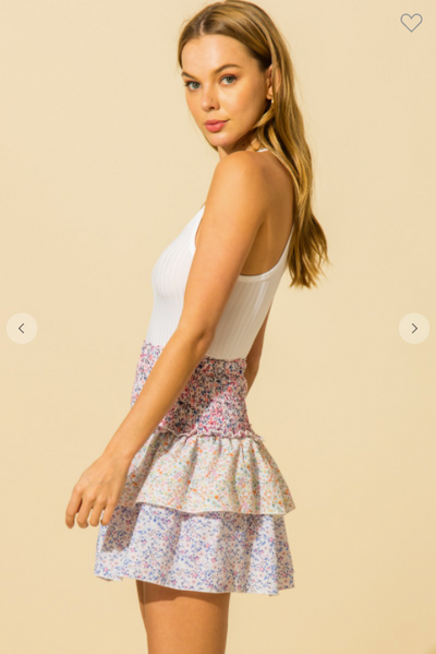 SOLID RIBBED CAMI BODYSUIT